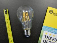 Brązowo-biała lampa sufitowa, trzypunktowy spot DBR50x7WE z drewna i metalu E27 - 5