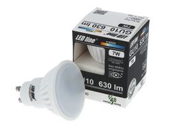 Żarówka LED line GU10 SMD 170~250V 7W 630lm biała dzienna 4000K