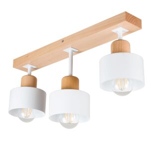 Lampa sufitowa DWE50x7BU buk biała 3xE27