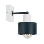 Antracytowo-biały kinkiet LED WD-AN10x10WE jednopunktowy z litego drewna - 2