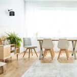 Antracytowo-biały kinkiet LED WD-AN10x10WE jednopunktowy z litego drewna - 3