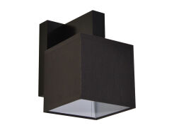 Kinkiet - LAK12D - abażur CIEMNY BRĄZ