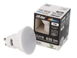 Żarówka LED line GU10 SMD 170~250V 7W 630lm biała ciepła 2700K