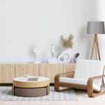 Biała lampka nocna stołowa DTI-WE10x10WE buk 1xE27 - 3